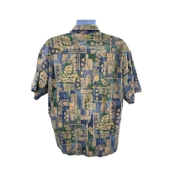 Tori Richard Camp Shirt Mens Sz XL Short Hawaiian Pineapple Casual Short Sleeve - Picture 3 of 5